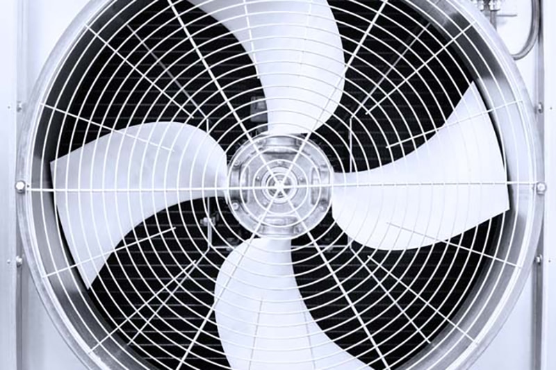 Air turbine fan for ventilation and air conditioning.